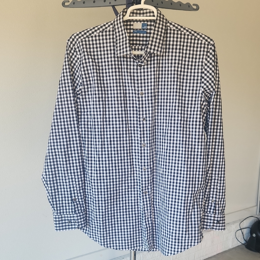 14th & Union Black and White Gingham Shirt